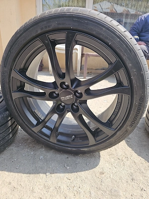 Jante aliaj 18” 5x108 + anvelope VARĂ Hankook 245/40 R18 - imagine 3