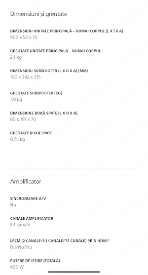 Sistem Home Cinema Sony HT-RT3 - imagine 3