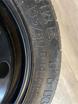 Roata de rezerva Hyundai Ford Fiat Renault  - imagine 2