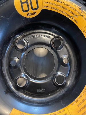 Roata de rezerva Hyundai Ford Fiat Renault 