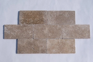 Travertin noce 7.5*15*1