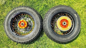 Vand roti 12" complete supermoto pt Ktm SX 85 (Husqvarna Tc / Gasgas) - imagine 3