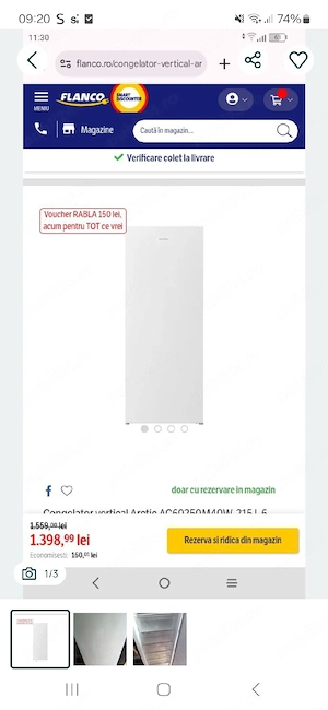  congelator vertical 