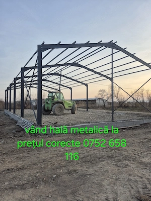vând hală metalică la prețul corecte Avem câteva dimensiuni  - imagine 2