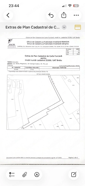 Vand teren Brebu,Prahova