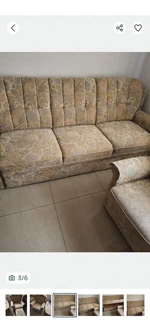 Vând canapea+2 fotolii  - imagine 3
