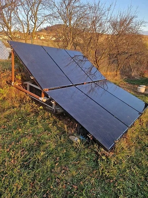 Instalație fotovoltaică portabilă completă  și generator