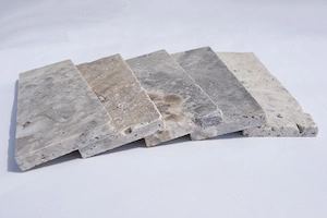 Travertin argintiu 10*30.5*1.2 