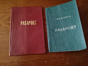 252. Pașaport românesc cu copertă protecție din 1997