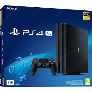 Paystation 4 Pro Tb la cutie cu 15 jocuri si 1 controller