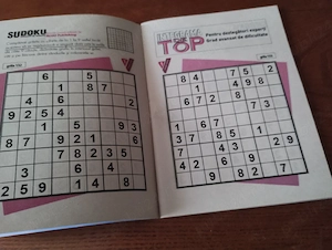260. Revista Sudoku, iulie 2016, necompletată