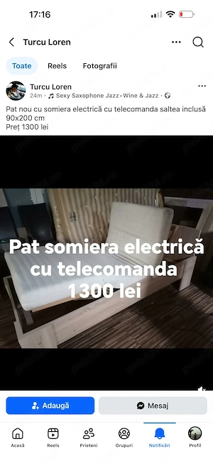 Vănd pat electric 