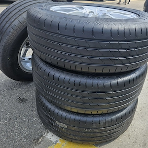 4 Jante Mercedes cu anvelope 2025 Continental rulate 1500 km 205/60 R16 - imagine 4