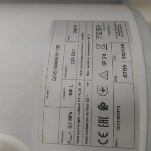 Vând boiler electric Tesy  - imagine 2