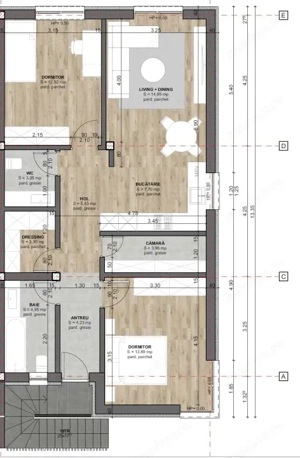Apartament NOU, 3 camere, parcare,  CURTE, an 2025, Etaj 1, 0% Comision - imagine 2