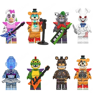 Set 8 Minifigurine tip Lego Five Nights At Freddy's pack9 (FNAF9)