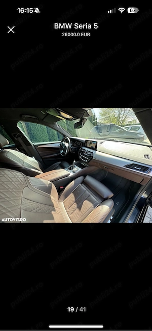 Vand Bmw 540d Xdrive G31 Seria 5 Touring 320cp M Sport - imagine 9
