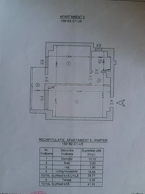 Persoană fizică  vând apartament 2 camera, zona Păcurari  - imagine 8