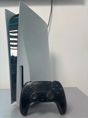 PlayStastion 5 + controller negru