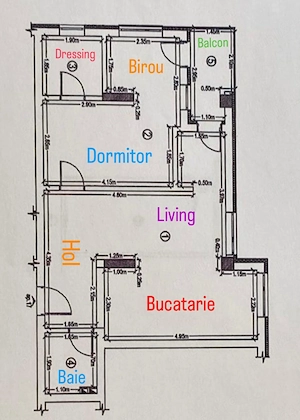 Vand apartamanet in zona Catanelor (Eroilor)