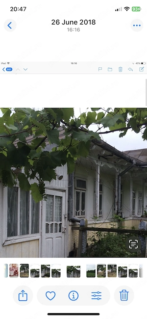 Vind teren intravilan 2520 mp construibil la sosea ce include casa batrineasca in Moreni Iasi - imagine 3