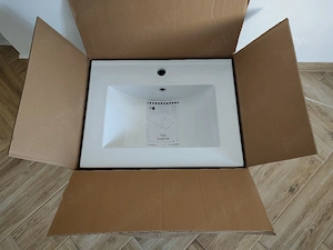 Vând lavoar baie pentru corp suspendat, dimensiuni 61  46.5 cm - imagine 4