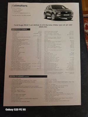 Ford Kuga Active X plug-in hibrid - imagine 9