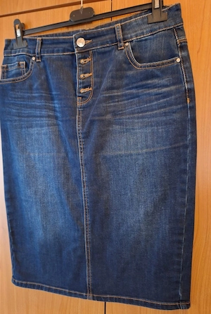 Fustă denim albastru Orsay   mărime 40