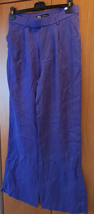 Pantaloni ZARA noi eleganți mov  mărime S si M
