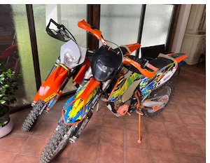 Doua KTM - uri enduro si o remorca moto - imagine 4