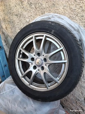 Titlu: Set Jante Aliaj Mercedes 16" + Anvelope Iarnă Diplomat 205/55 R16 - imagine 2