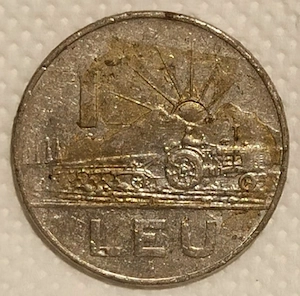 Monedă 1 leu din 1966