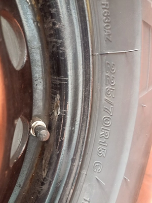 Set de 4 jante cu Anvelope de Vara Brigestone 225 70 15 C - imagine 8