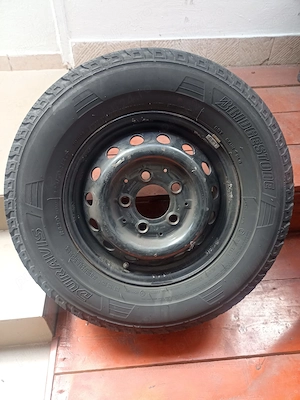 Set de 4 jante cu Anvelope de Vara Brigestone 225 70 15 C - imagine 6