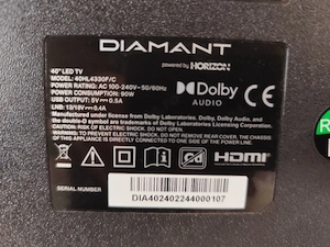 televizor diamant cu ecran defect - imagine 2