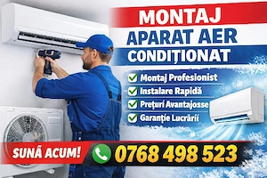 montaj aparat aer conditionat 