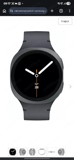 NOU Samsung Galaxy Watch 8 Grapite 40mm