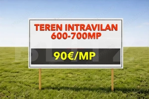 Teren intravilan 600–700 mp cu utilități  Mosnita Noua