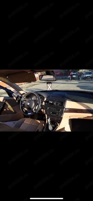 Bmw X3, E83, 4X4, panoramic, piele crem, bine întreținută