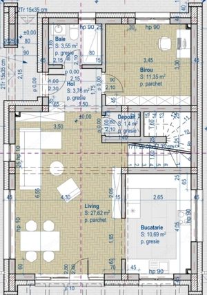 Casă individuală cu compartimentare excelentă și teren generos, Chinteni  - imagine 9