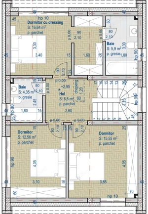 Casă individuală cu compartimentare excelentă și teren generos, Chinteni  - imagine 10
