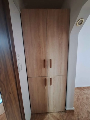  Dulap mascare mașină de spălat 80x210 cm - Balamale Hafele Soft-Close