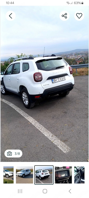 Duster in garanție an fabricație 2023 benzinzină  101cp, 21000 km. - imagine 4