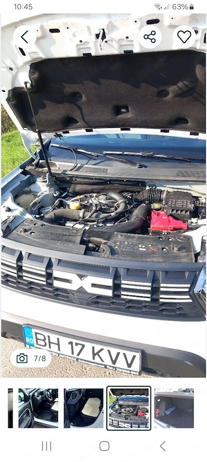 Duster in garanție an fabricație 2023 benzinzină  101cp, 21000 km. - imagine 7