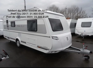 Rulotă Tabbert Da Vinci 550 DM   6 locuri, super echipată, ideală pentru familie