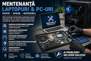 Servicii mentenanță Laptopuri & PC-uri