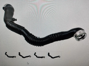 BMW X3 E83 furtun intercooler stânga nou  - imagine 4