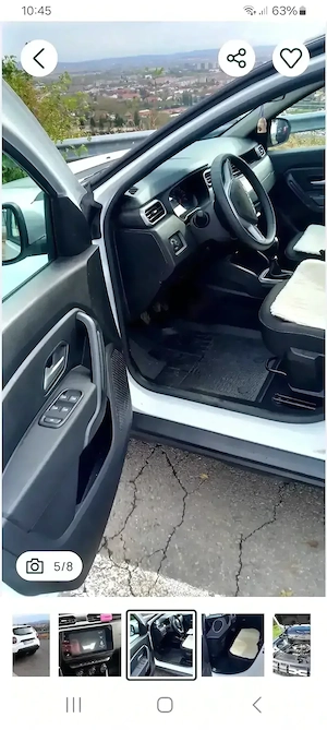 Duster in garanție an fabricație 2023 benzinzină  101cp, 21000 km. - imagine 6