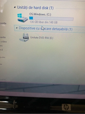 Laptop HP display mare 17,3 inch funcțional vine cu incarcator.Trimit prin curier. - imagine 4