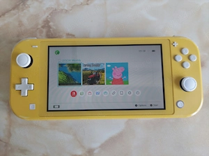 Vând consolă Nintendo Switch Lite pe galben [perfect funcțională] [poze reale]